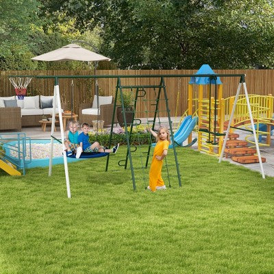 Sturdy A Frame for Multiple Outdoor Swing Seats
