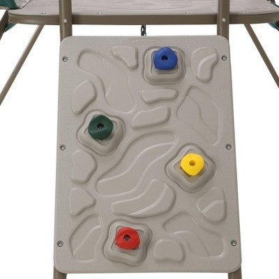 Earth Tone Climbing and Swing Set for Gardens