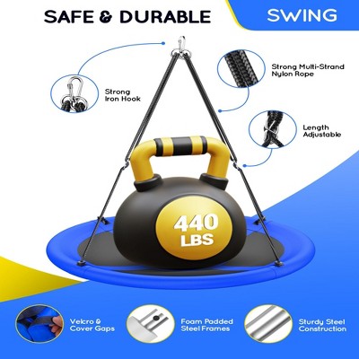 Round Tree Swing Around 109 cm Diameter Seat