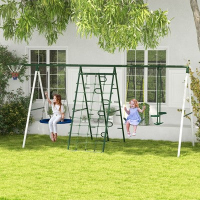 Sturdy A Frame for Multiple Outdoor Swing Seats